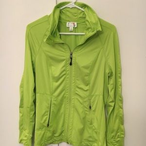Neon Fitted Active Jacket with Pockets